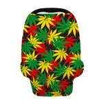 Classic Hemp Leaves Reggae Pattern Print Baby Seat Cover