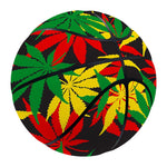 Classic Hemp Leaves Reggae Pattern Print Basketball