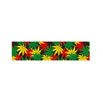 Classic Hemp Leaves Reggae Pattern Print Bed Runner