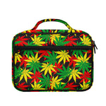 Classic Hemp Leaves Reggae Pattern Print Briefcase Bible Bag