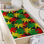 Classic Hemp Leaves Reggae Pattern Print Changing Pad Cover