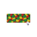Classic Hemp Leaves Reggae Pattern Print Extended Mouse Pad