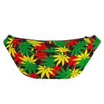 Classic Hemp Leaves Reggae Pattern Print Fanny Pack