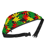 Classic Hemp Leaves Reggae Pattern Print Fanny Pack