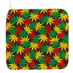 Classic Hemp Leaves Reggae Pattern Print Hand Towel