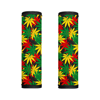 Classic Hemp Leaves Reggae Pattern Print Handle Covers