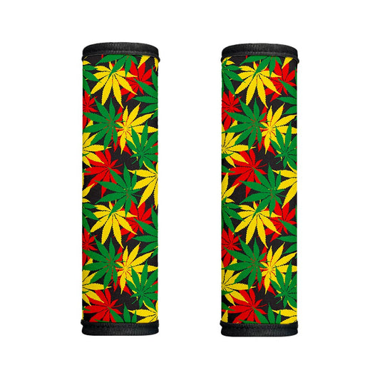 Classic Hemp Leaves Reggae Pattern Print Handle Covers