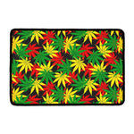 Classic Hemp Leaves Reggae Pattern Print Kitchen Mat