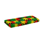 Classic Hemp Leaves Reggae Pattern Print Piano Keyboard Cover