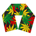 Classic Hemp Leaves Reggae Pattern Print Scarf