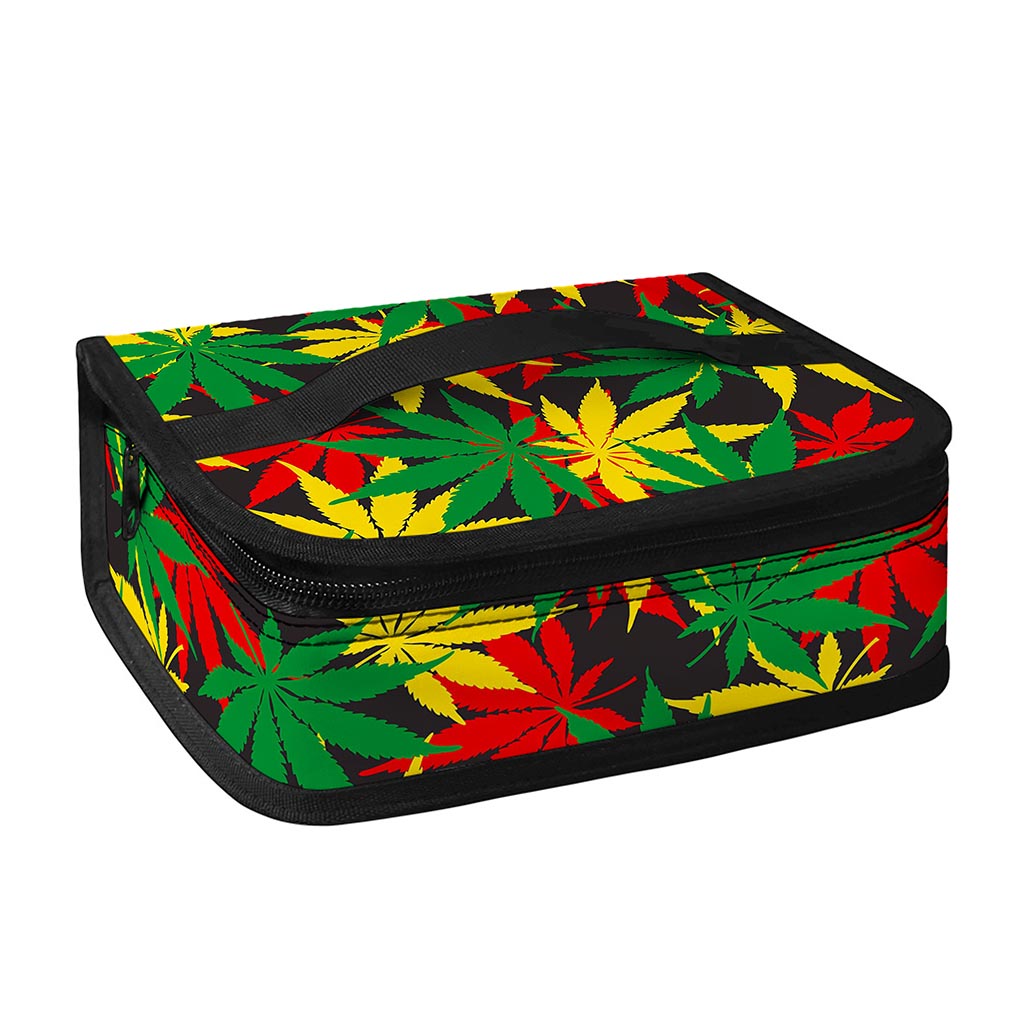Classic Hemp Leaves Reggae Pattern Print Small Lunch Bag