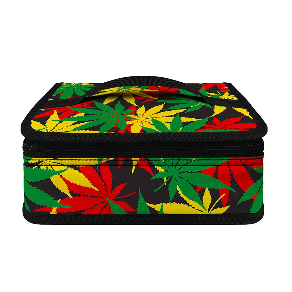 Classic Hemp Leaves Reggae Pattern Print Small Lunch Bag