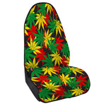Classic Hemp Leaves Reggae Pattern Print Waterproof Car Seat Cover