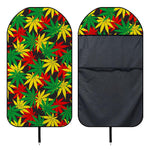 Classic Hemp Leaves Reggae Pattern Print Waterproof Car Seat Cover