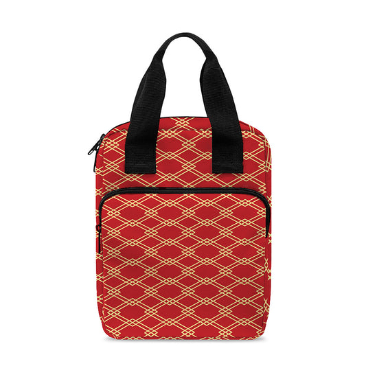 Classic Japanese Pattern Print Bible Tote Bag