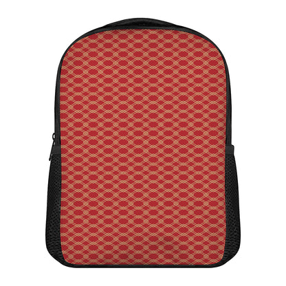 Classic Japanese Pattern Print Casual Backpack