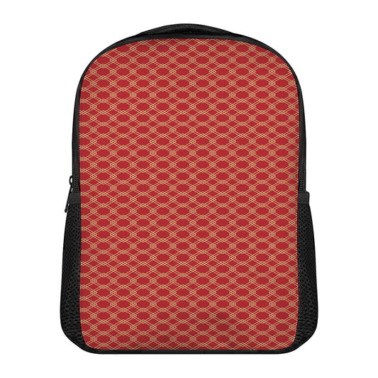 Classic Japanese Pattern Print Casual Backpack