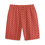 Classic Japanese Pattern Print Cotton Shorts
