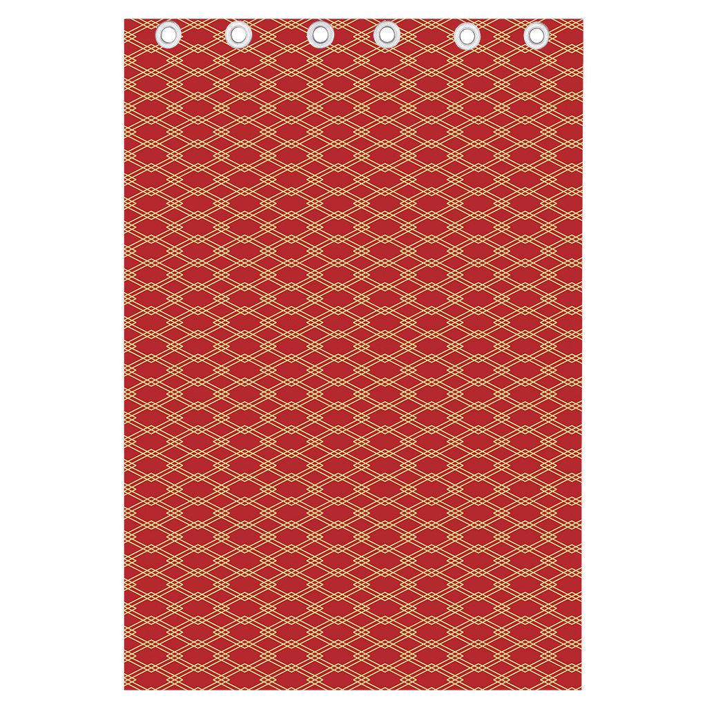 Classic Japanese Pattern Print Curtain