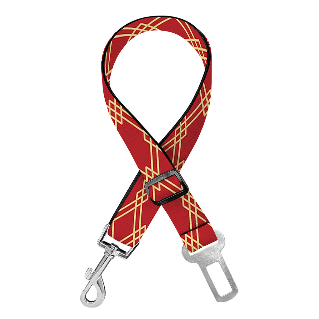 Classic Japanese Pattern Print Dog Seat Belt