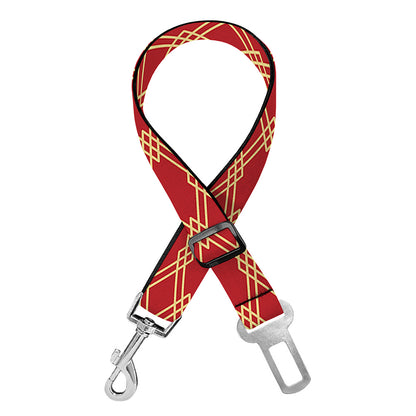 Classic Japanese Pattern Print Dog Seat Belt