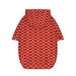 Classic Japanese Pattern Print Dog Zip Up Hoodie