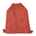 Classic Japanese Pattern Print Drawstring Bag