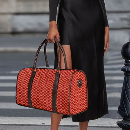 Classic Japanese Pattern Print Duffle Bag
