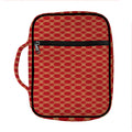 Classic Japanese Pattern Print Front Pocket Bible Bag
