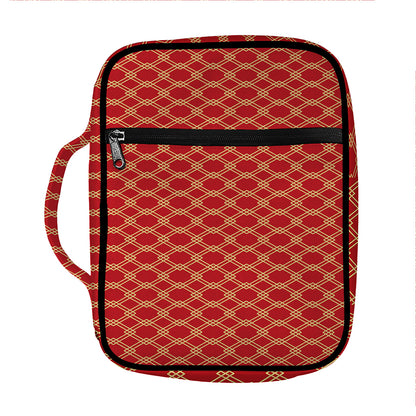 Classic Japanese Pattern Print Front Pocket Bible Bag
