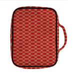 Classic Japanese Pattern Print Front Pocket Bible Bag