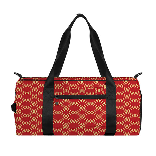 Classic Japanese Pattern Print Gym Bag