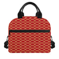 Classic Japanese Pattern Print Insulated Lunch Bag