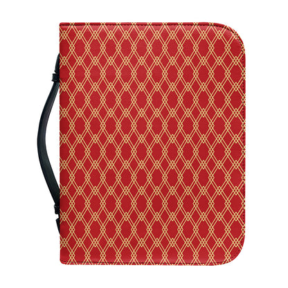 Classic Japanese Pattern Print Leather Bible Cover