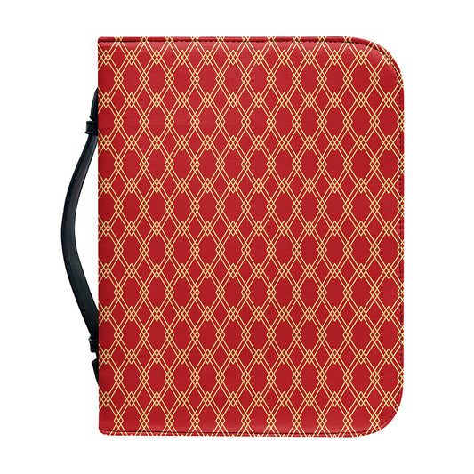 Classic Japanese Pattern Print Leather Bible Cover