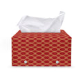 Classic Japanese Pattern Print Leather Tissue Box Cover