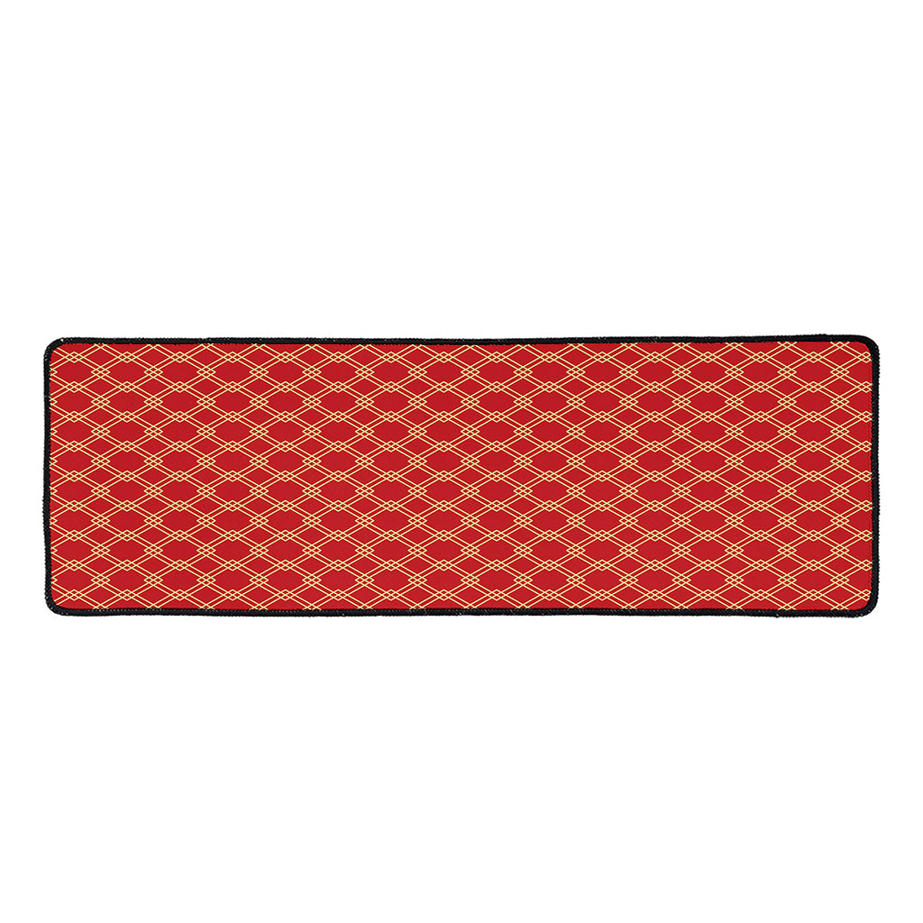 Classic Japanese Pattern Print Long Kitchen Mat