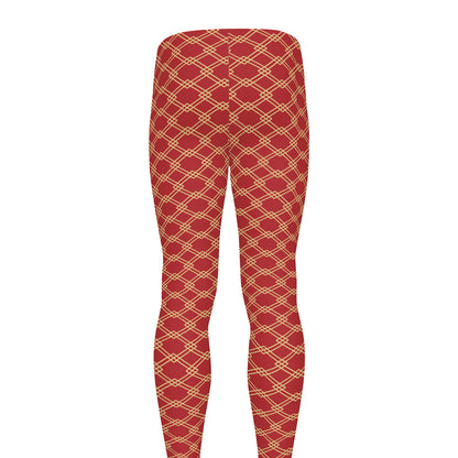 Classic Japanese Pattern Print Men's leggings