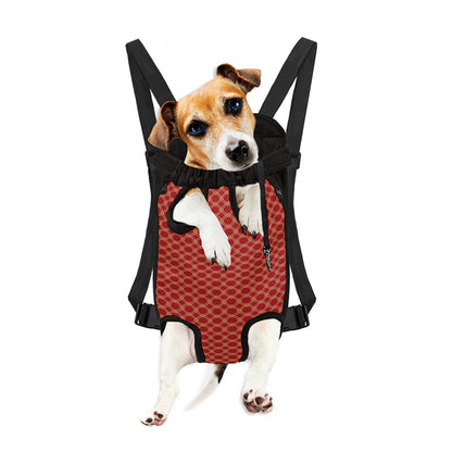 Classic Japanese Pattern Print Pet Carrier Backpack