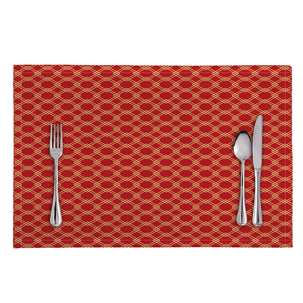 Classic Japanese Pattern Print Placemat