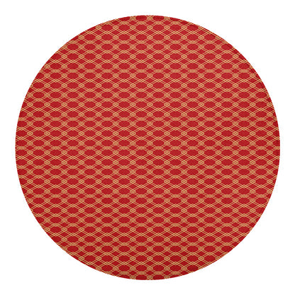 Classic Japanese Pattern Print Round Blanket