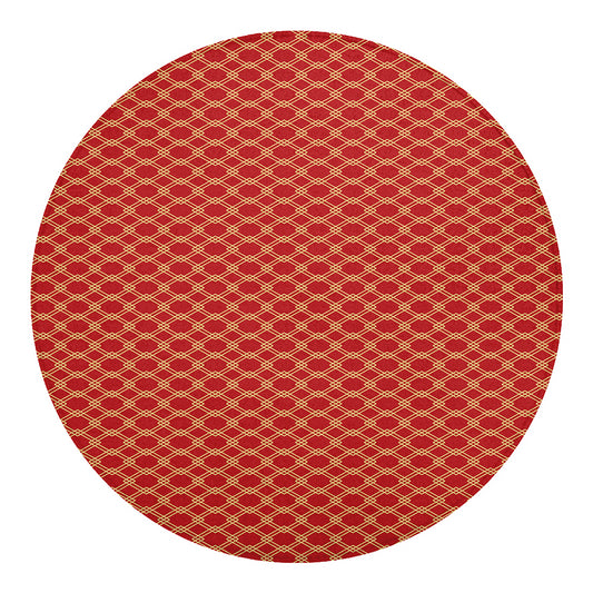 Classic Japanese Pattern Print Round Blanket
