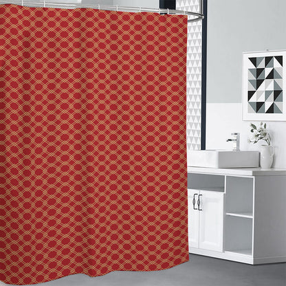 Classic Japanese Pattern Print Shower Curtain