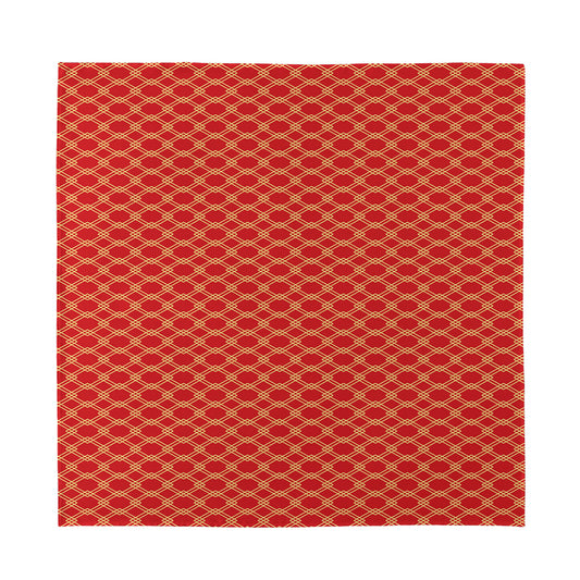 Classic Japanese Pattern Print Silk Bandana