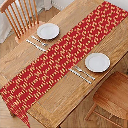 Classic Japanese Pattern Print Table Runner