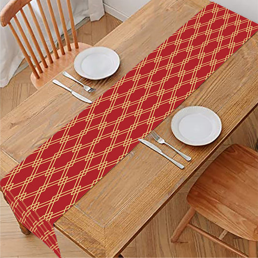 Classic Japanese Pattern Print Table Runner
