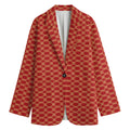 Classic Japanese Pattern Print Women's Blazer
