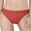 Classic Japanese Pattern Print Women's Thong