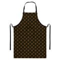 Classic Orthodox Pattern Print Bib Apron With Pocket