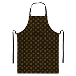 Classic Orthodox Pattern Print Bib Apron With Pocket